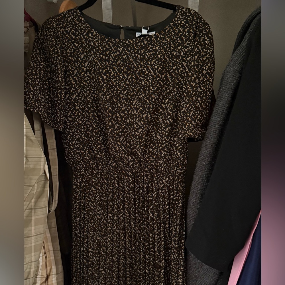 Baltic Born Black floral dress